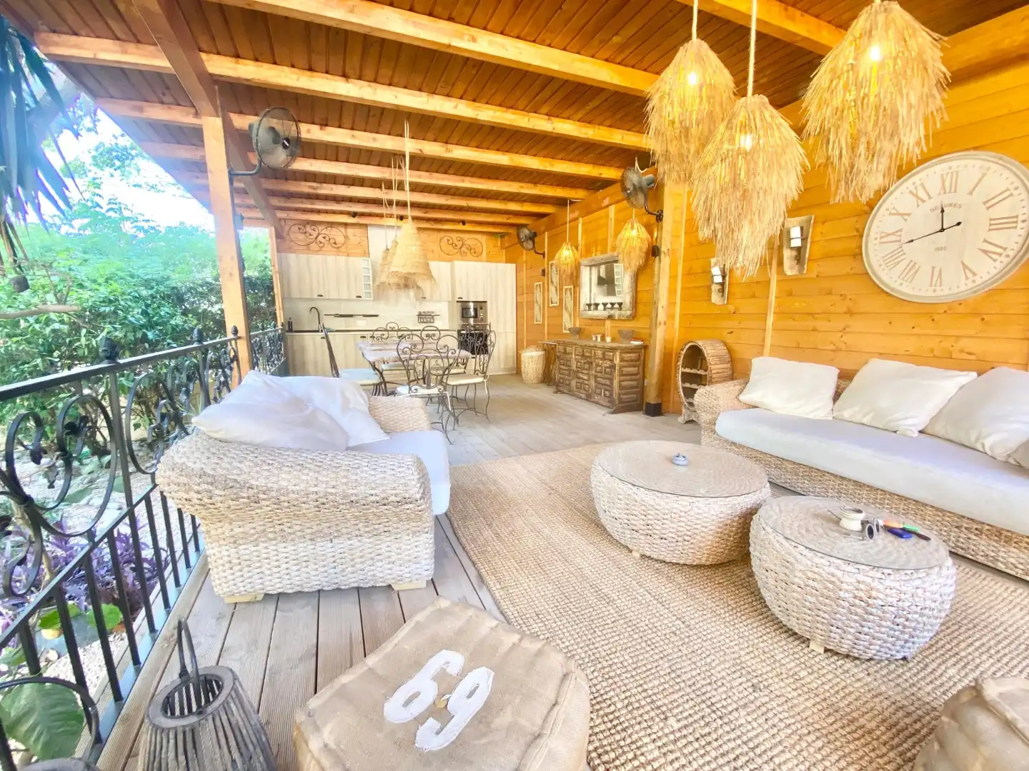 Terraza de Casa o chalet de alquiler en L'Alfàs del Pi con Aire acondicionado, Calefacción y Jardín privado