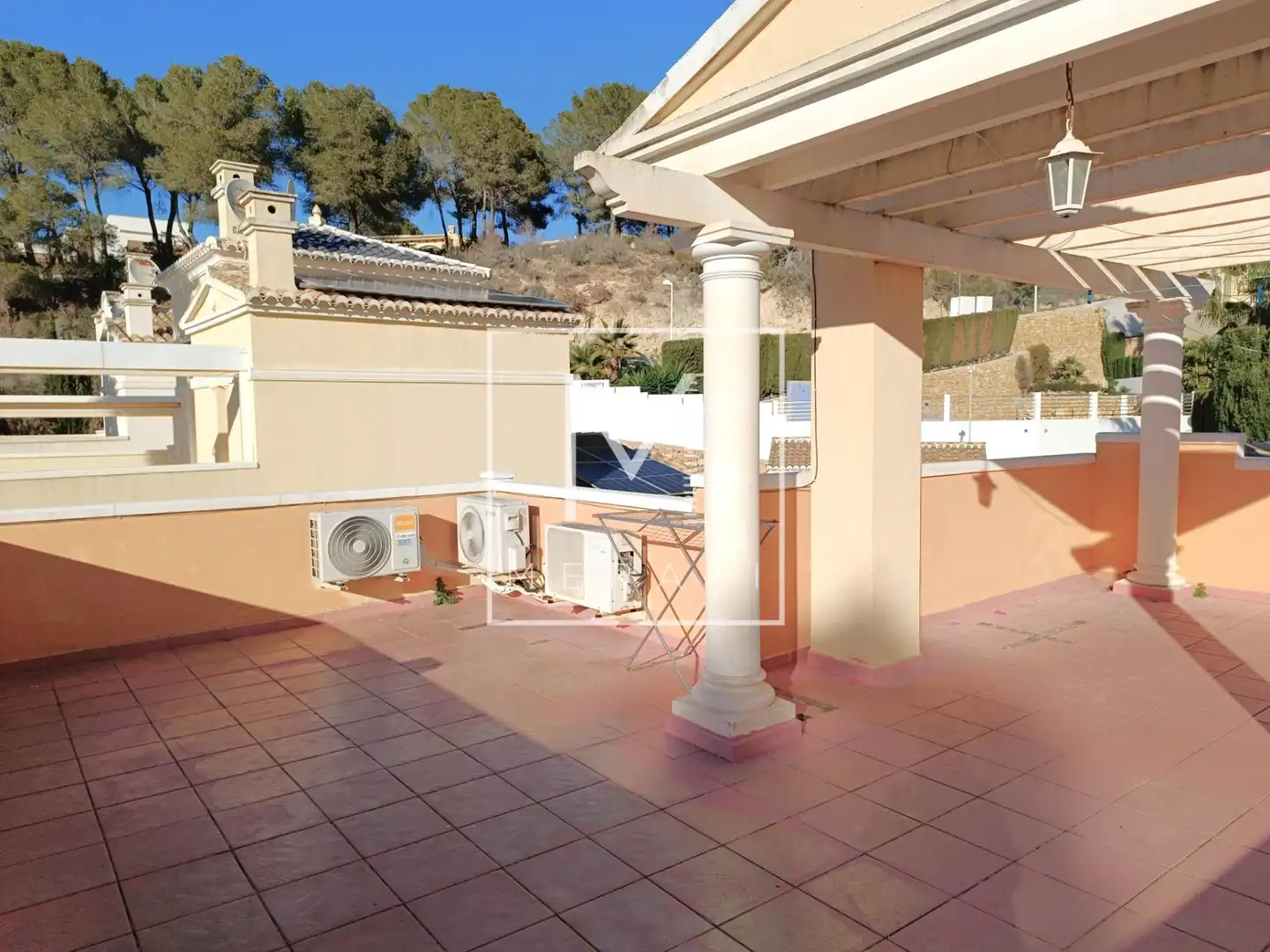 Terrassa de Casa o xalet en venda en Calpe / Calp amb Aire condicionat, Calefacció i Jardí privat