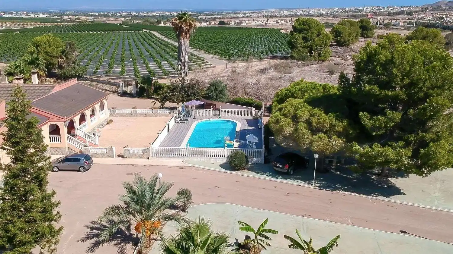 Piscina de Finca rústica en venta en Algorfa con Aire acondicionado, Calefacción y Terraza