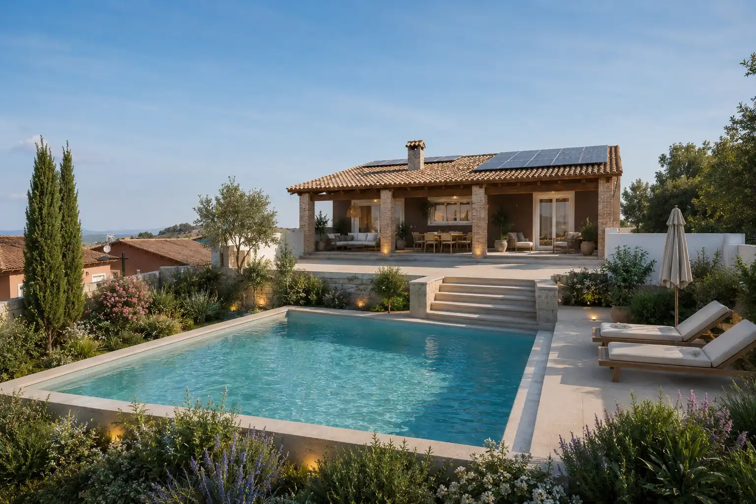 Terrassa de Casa o xalet en venda en L'Énova amb Aire condicionat, Jardí privat i Terrassa