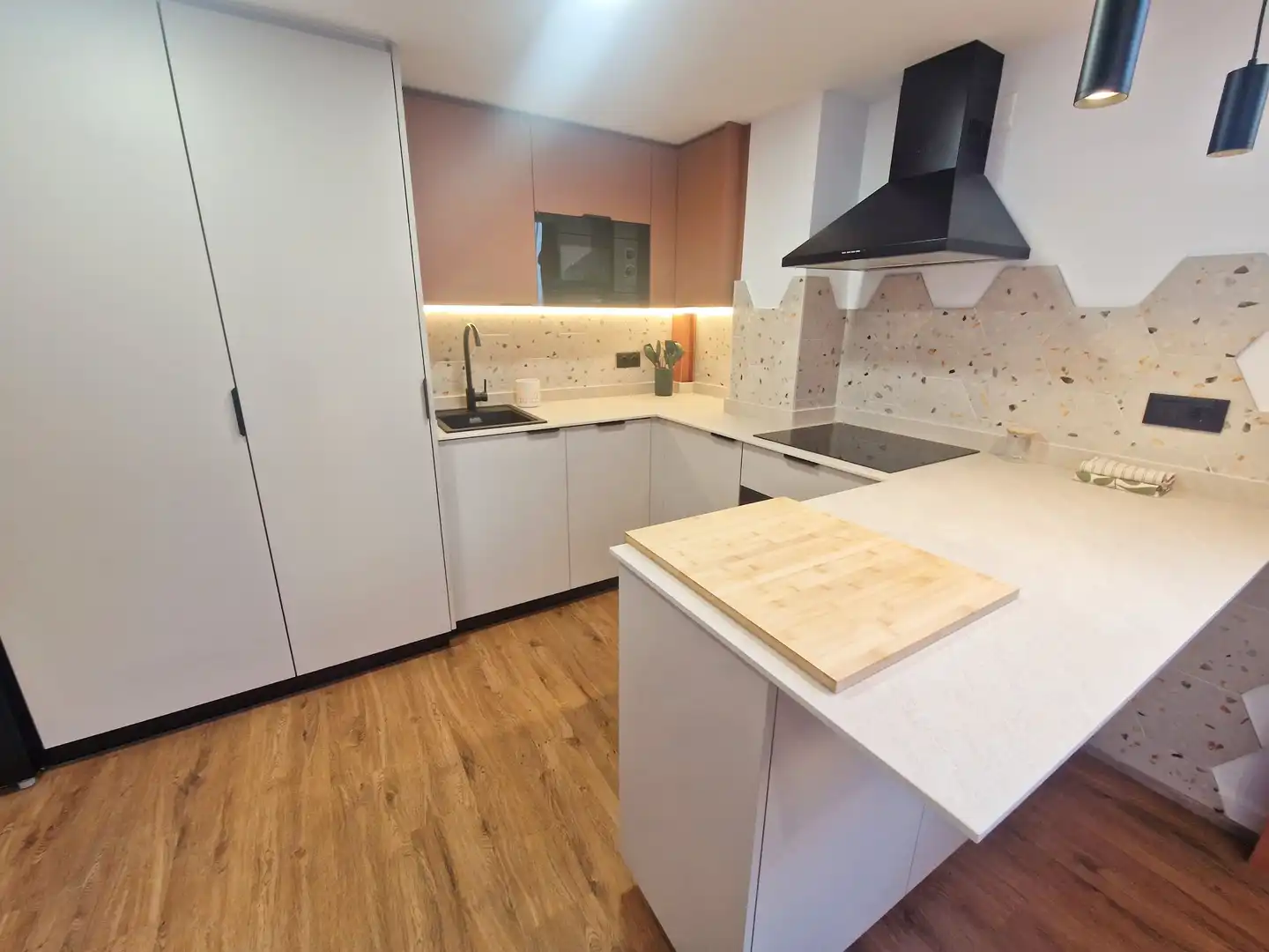 Kitchen of Apartments for rent in Málaga  with Air Conditioner and Heating