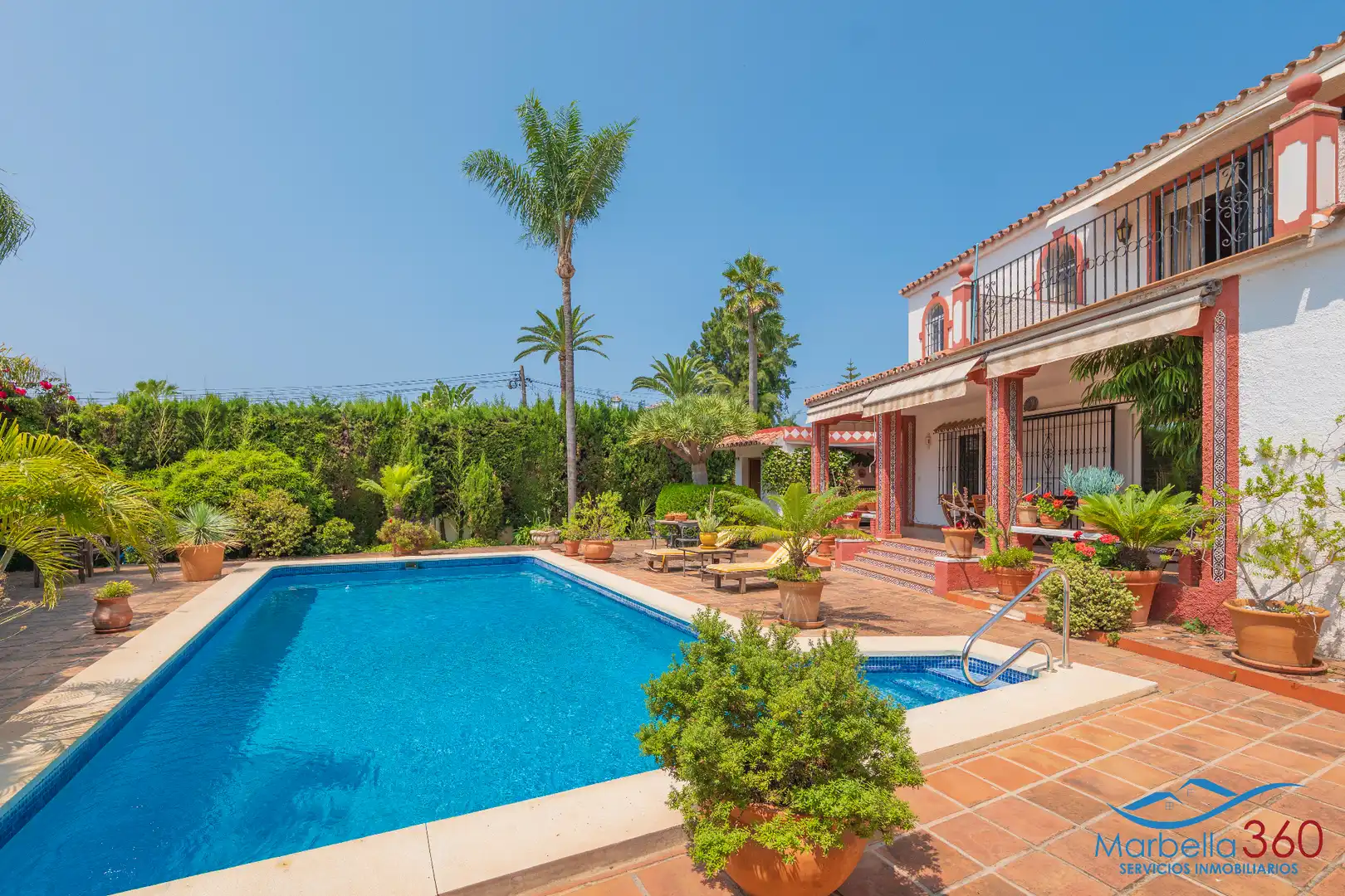 Jardín de Casa o chalet en venta en Marbella con Aire acondicionado, Jardín privado y Terraza