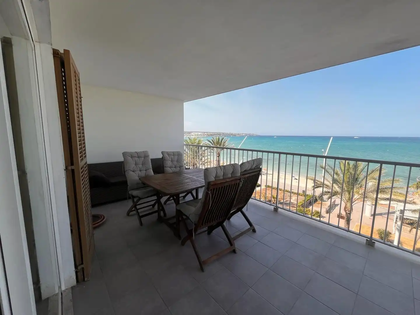 Terraza de Piso de alquiler en  Palma de Mallorca con Aire acondicionado