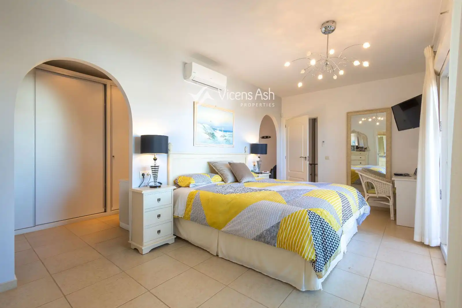 Bedroom of Houses for sale in Jávea / Xàbia  with Air Conditioner, Heating and Terrace