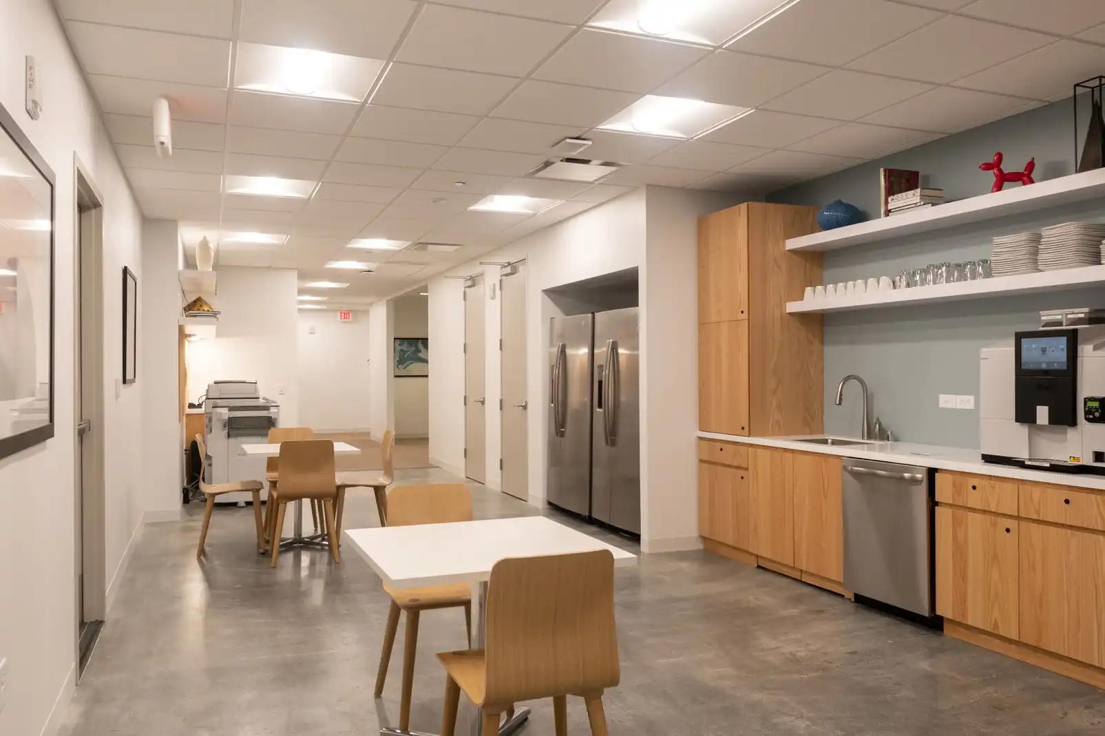 Küche von Büro zur Miete in Madrid mit Klimaanlage, Heizung und Möbliert