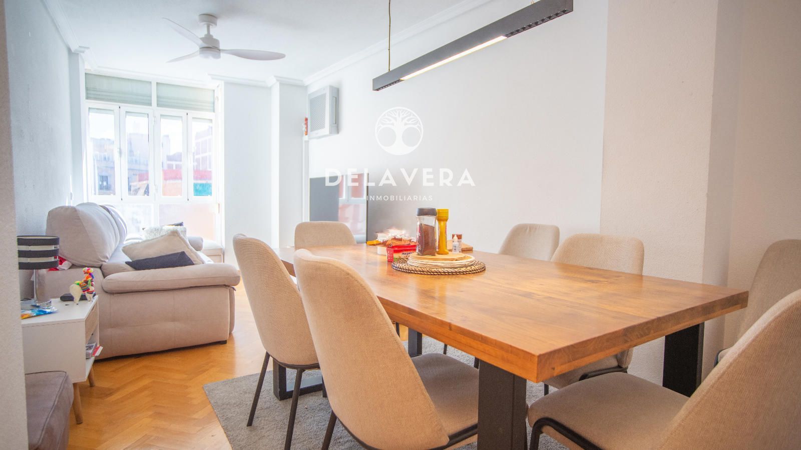 Dining room of Flat for sale in Fuenlabrada  with Heating, Parquet flooring and Storage room