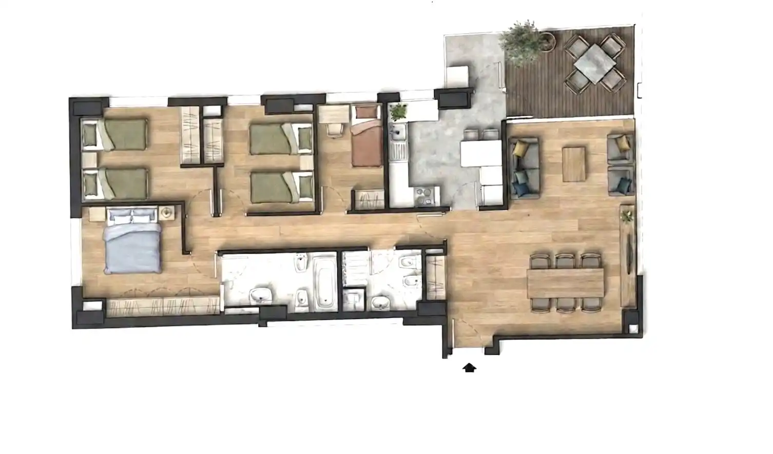 Flat with terrace for sale in Campanar, imagen 32