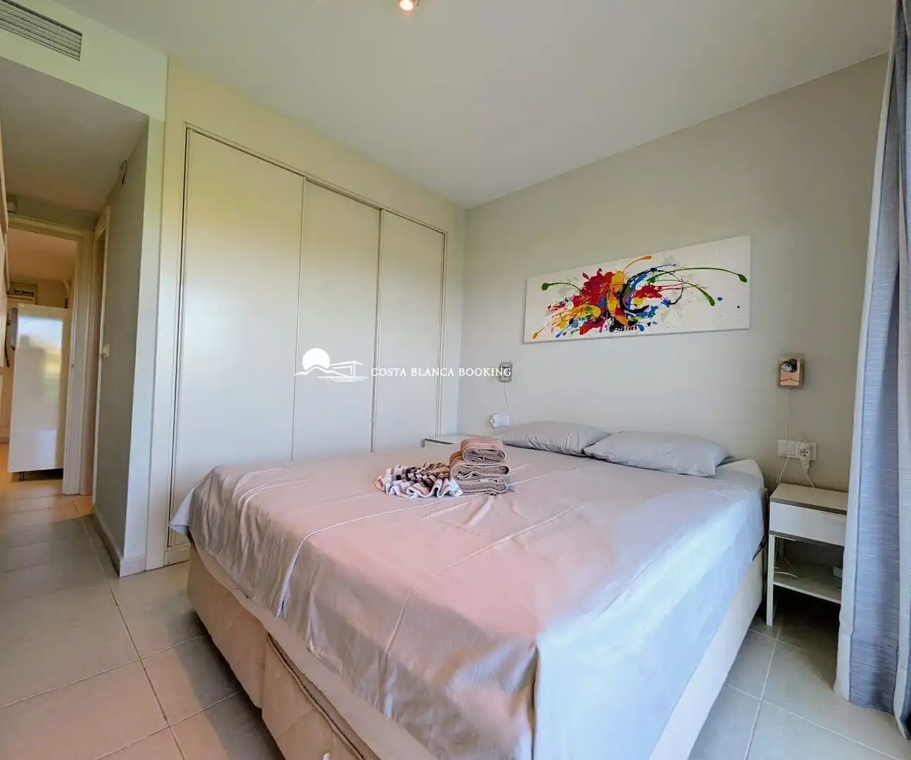 Bedroom of Apartments for sale in L'Alfàs del Pi  with Air Conditioner, Terrace and Furnished