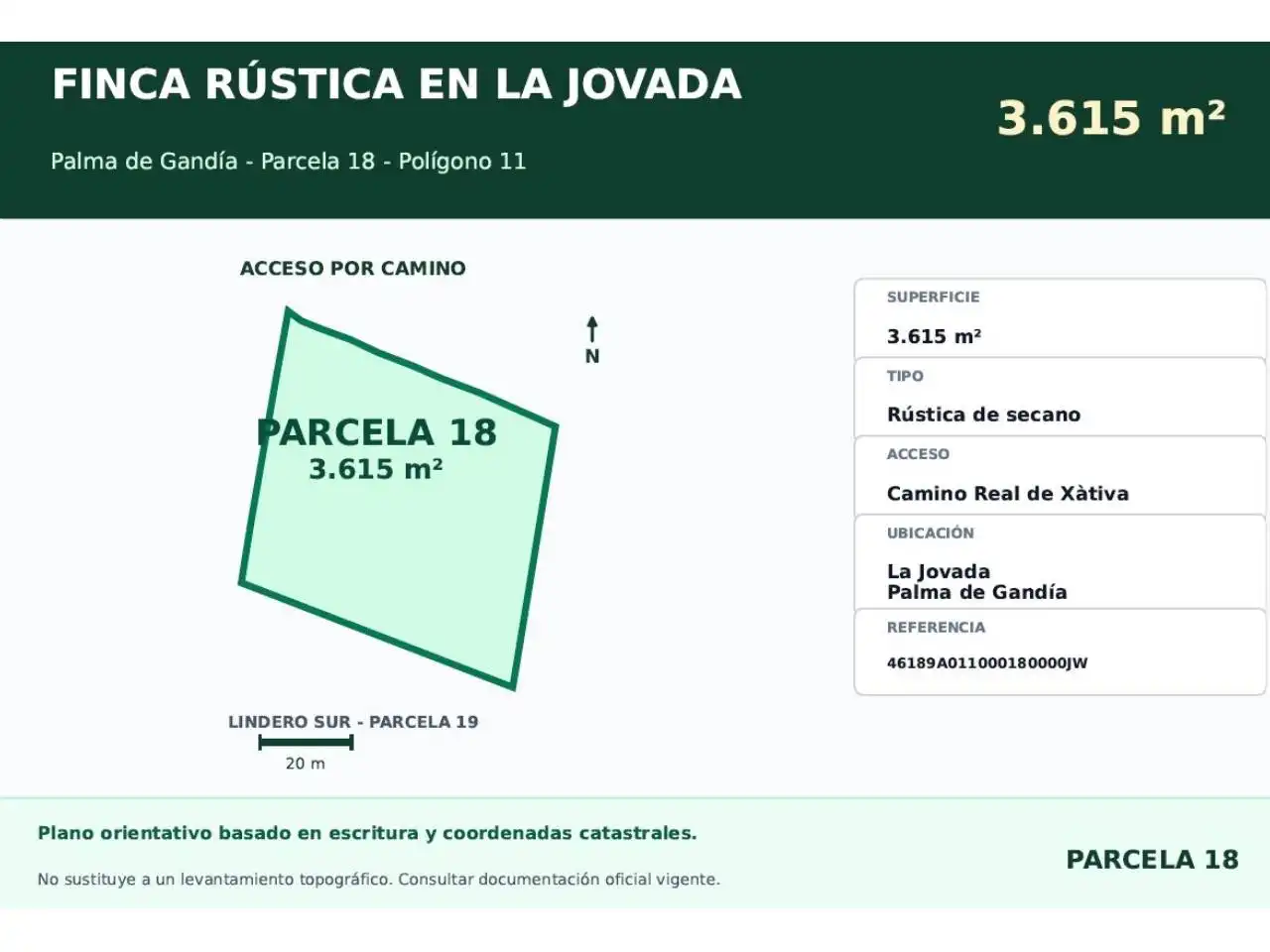 Terreny rústic en venda a Camino Jovada, imagen 2