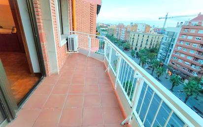 Balcony of Flat for sale in  Barcelona Capital  with Heating, Terrace and Furnished