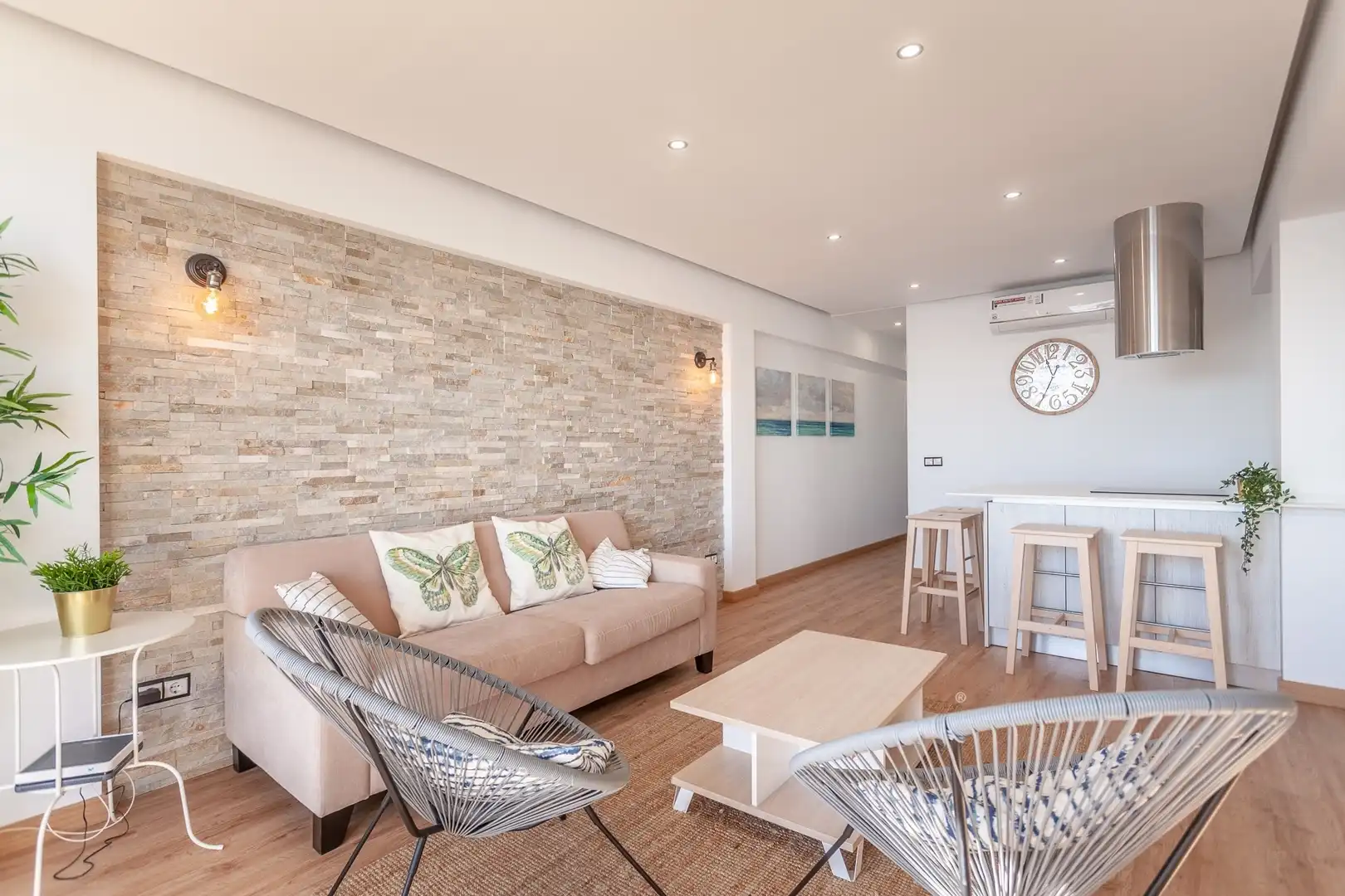 Sala de estar de Apartamento en venta en Manacor con Aire acondicionado, Amueblado y Balcón