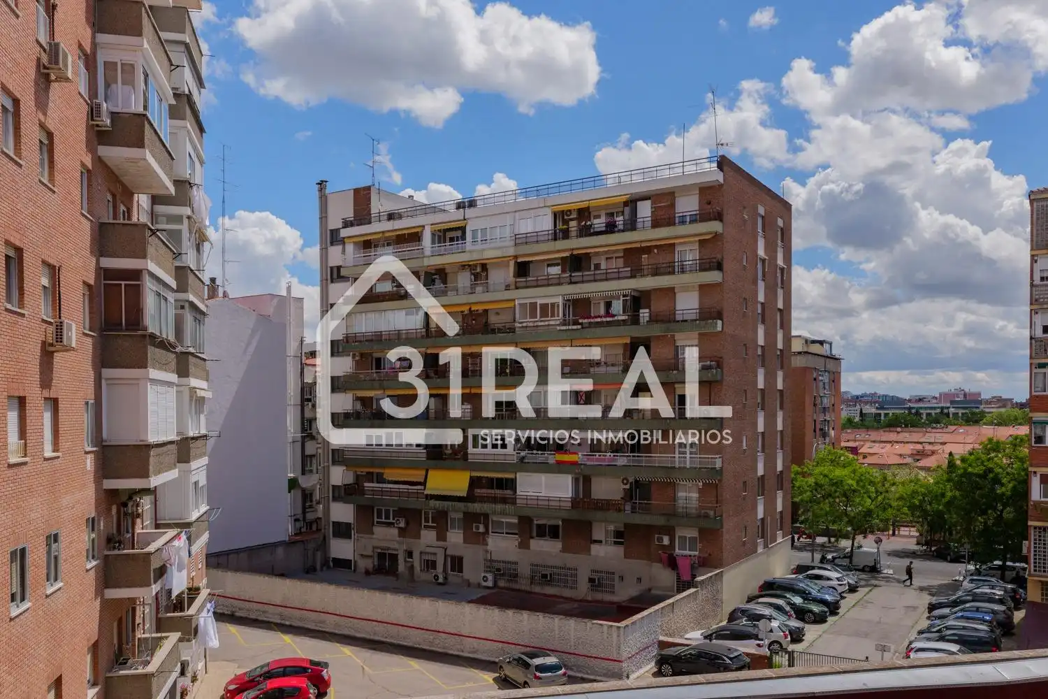 Exterior view of Flat for sale in Madrid  with Air Conditioner, Heating and Parquet flooring