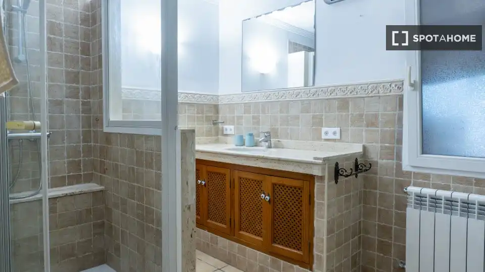Badezimmer von Wohnungen zur untervermieten in  Palma de Mallorca mit Klimaanlage, Terrasse und Möbliert