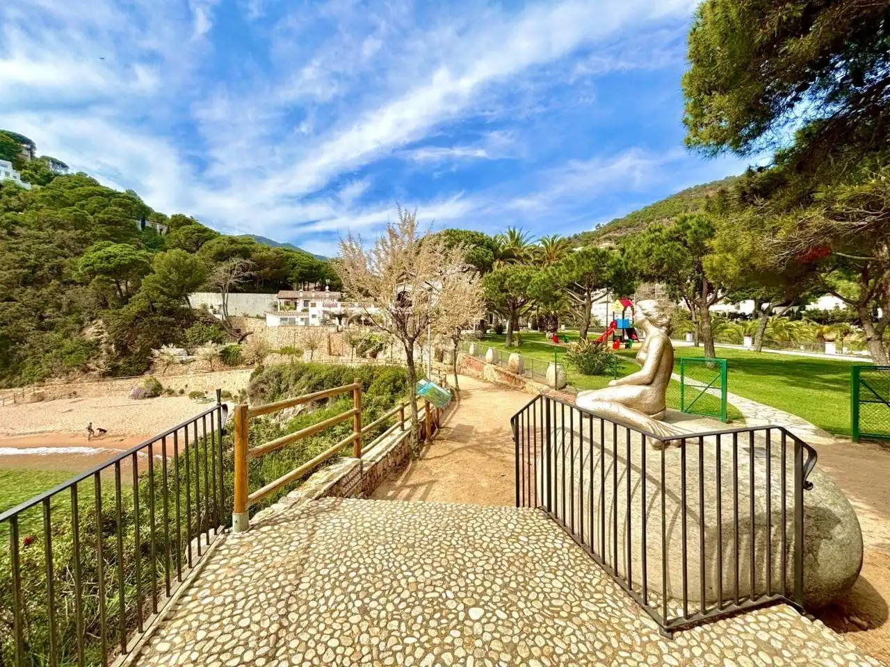Vista exterior de Piso en venta en Santa Cristina d'Aro con Terraza
