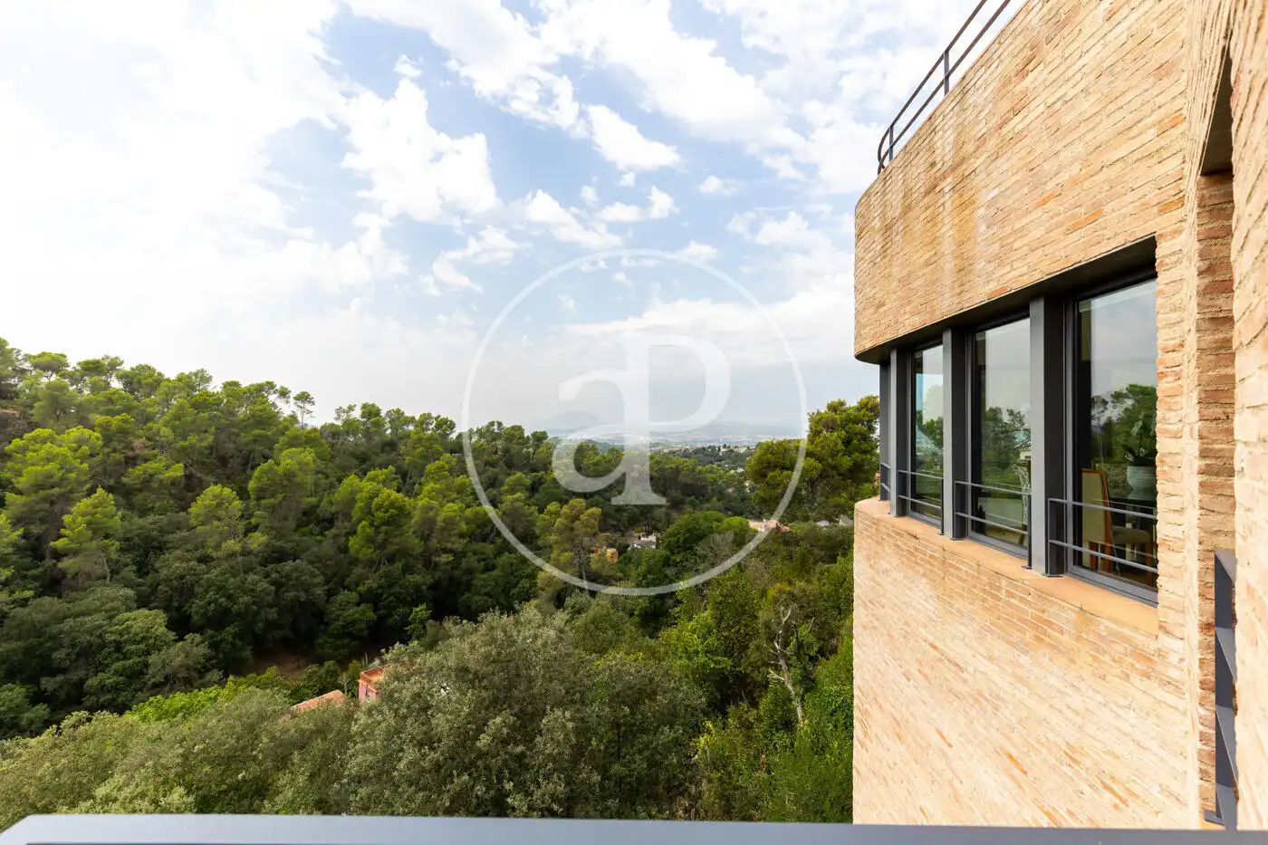 Exterior view of Houses for sale in Sant Cugat del Vallès  with Air Conditioner, Heating and Private garden