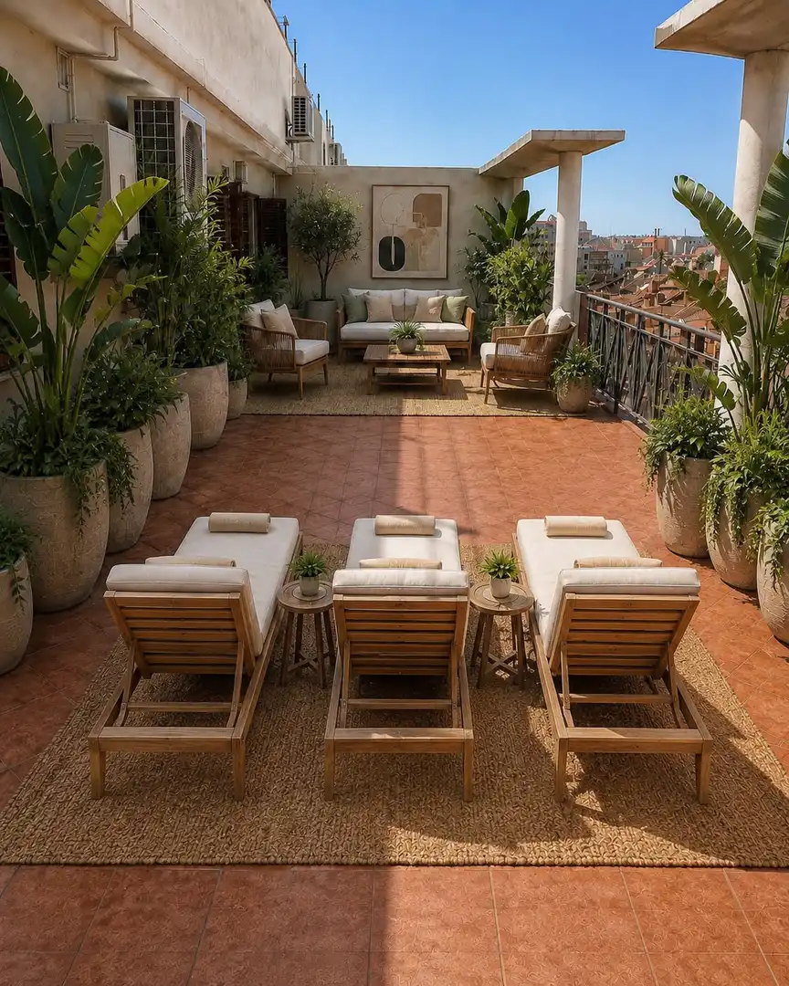 Terrace of Attic for rent in Alcalá de Guadaira  with Heating, Terrace and Storage room