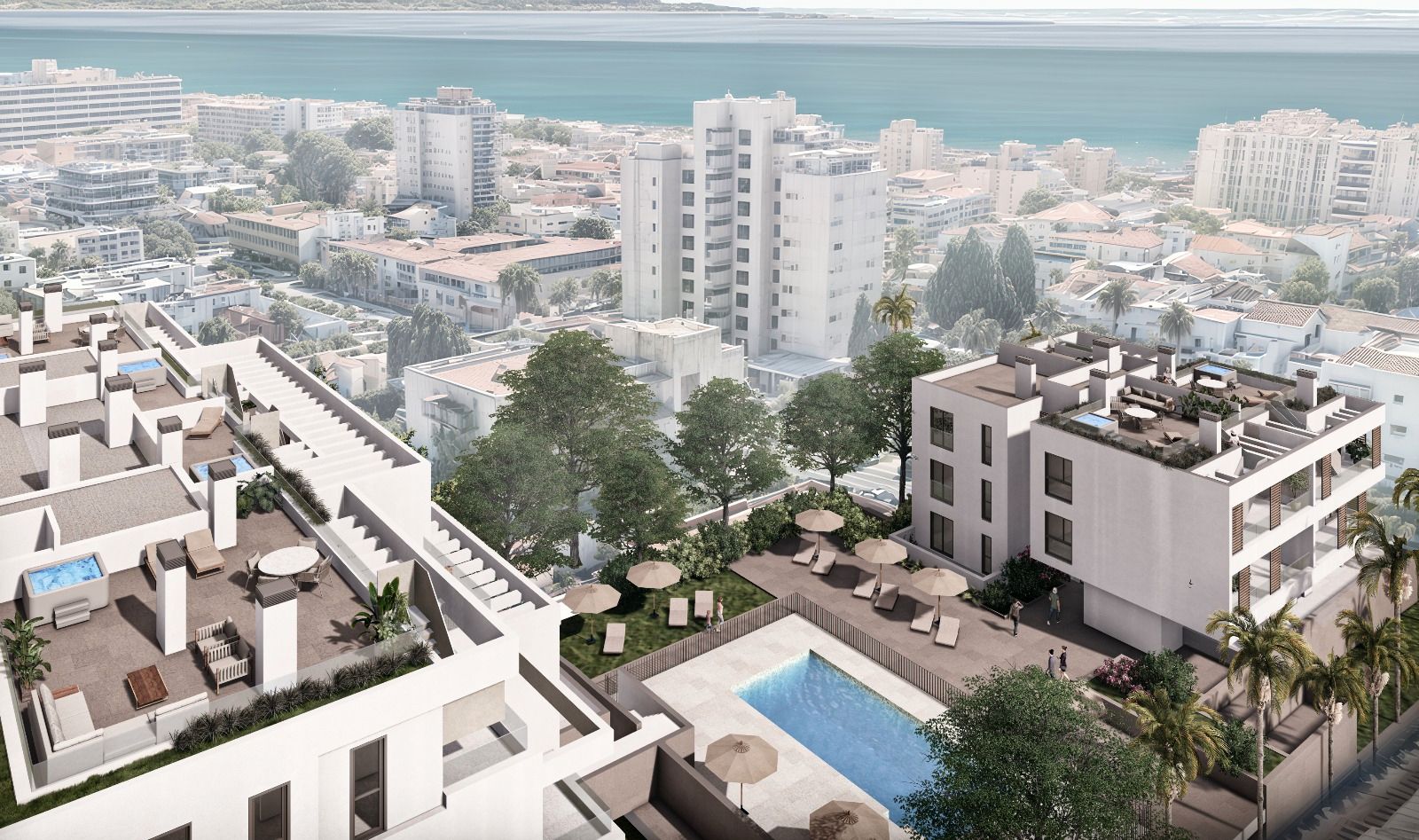 Exterior view of Attic for sale in Torremolinos  with Air Conditioner, Terrace and Storage room