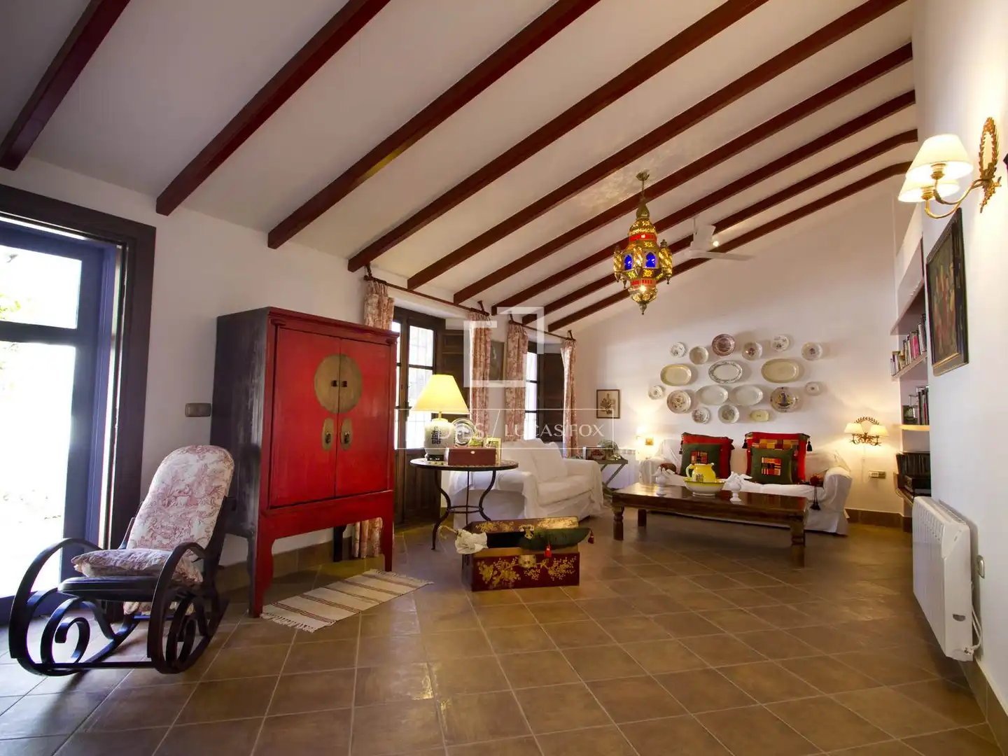 Sala d'estar de Finca rústica en venda en Archidona amb Aire condicionat, Calefacció i Jardí privat