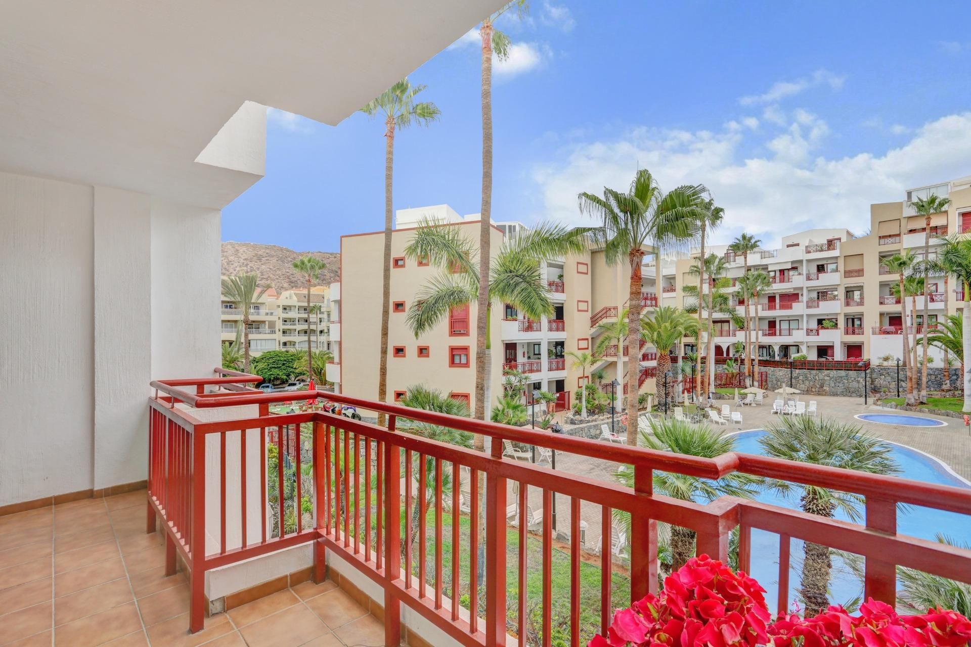 Terrassa de Apartament de lloguer en Arona amb Terrassa, Balcó i Piscina comunitària