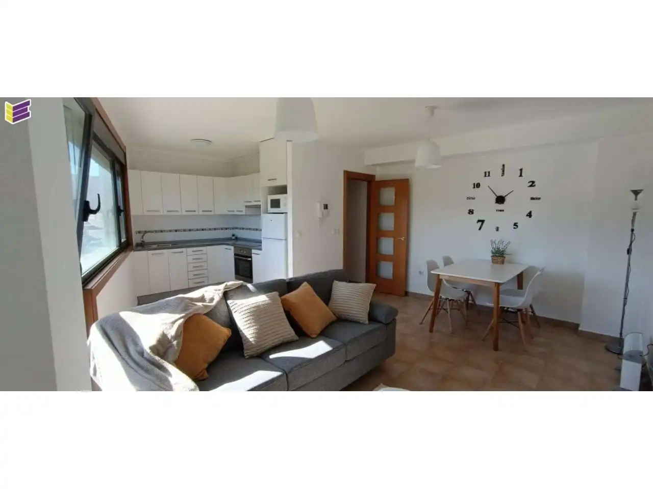 Wohnzimmer von Wohnung zum Verkauf in O Rosal   mit Heizung, Parkett und Abstellraum