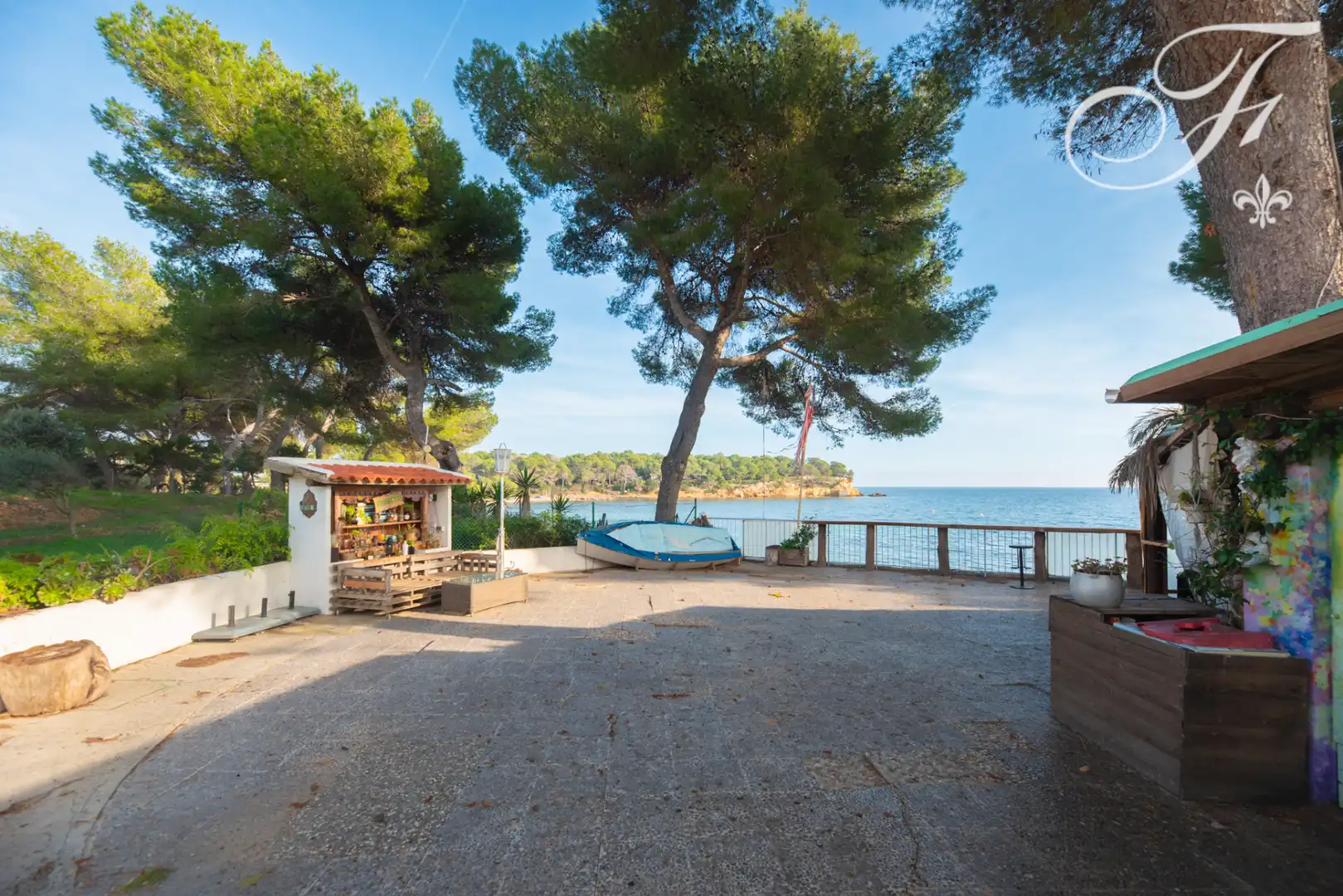 Jardín de Apartamento en venta en Santa Eulària des Riu con Aire acondicionado, Terraza y Piscina comunitaria