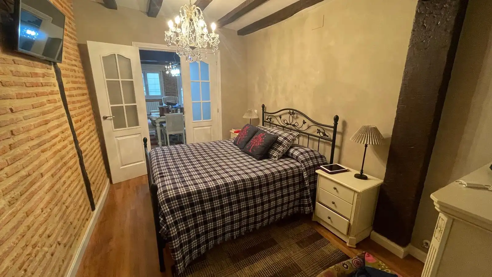 Bedroom of Flat for rent in Castro-Urdiales  with Heating, Furnished and Balcony