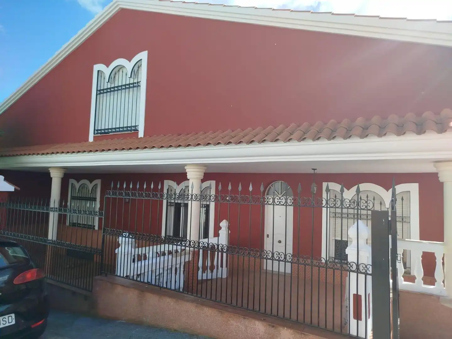 Vista exterior de Casa o xalet en venda en Zahínos amb Jardí privat, Terrassa i Traster
