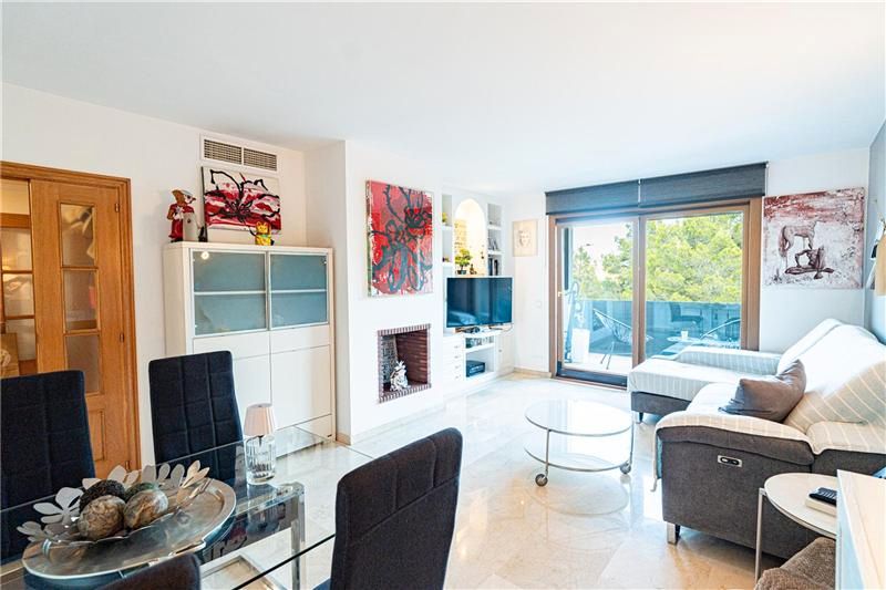 Living room of Flat for sale in  Palma de Mallorca  with Air Conditioner, Terrace and Community pool