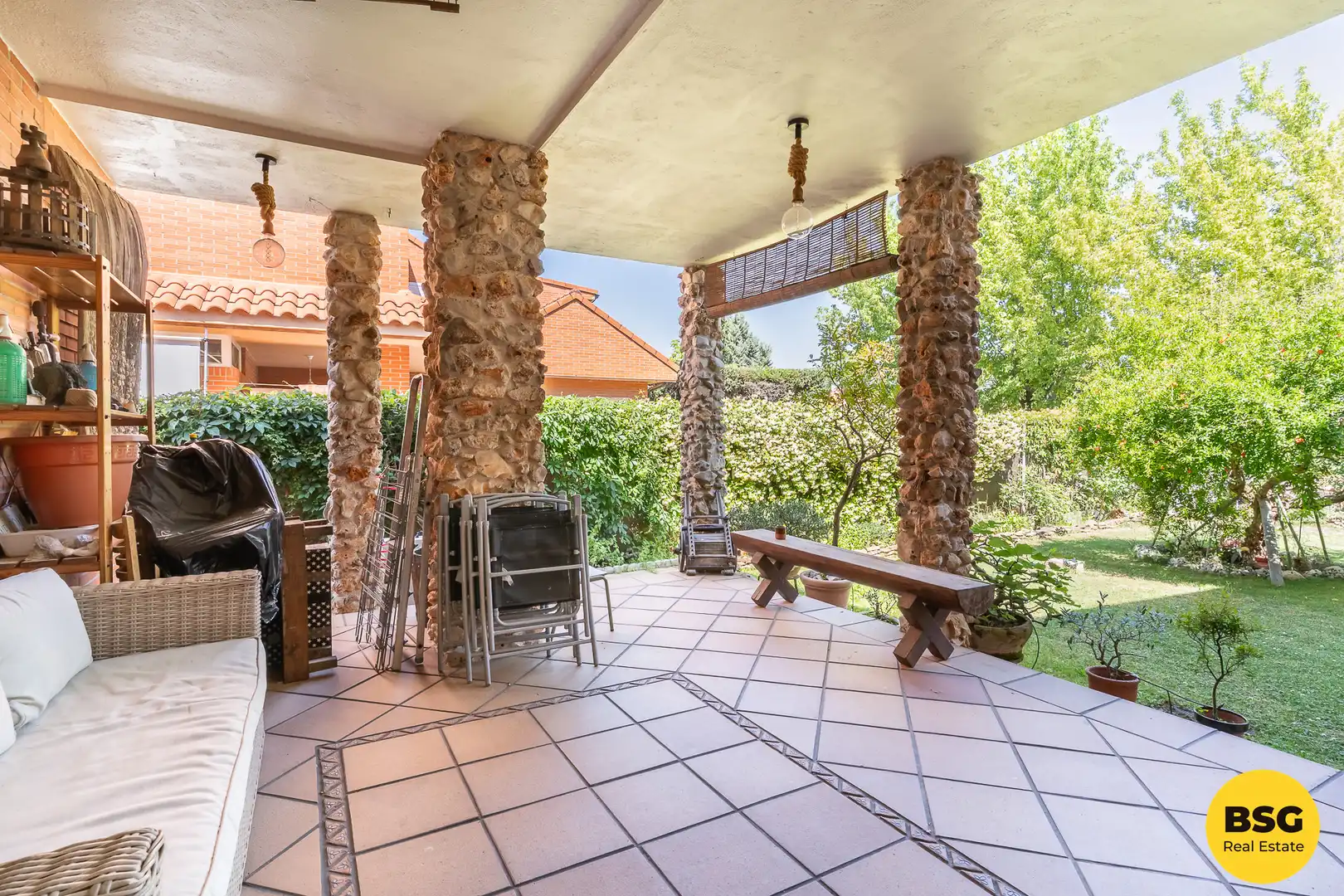 Terraza de Casa o chalet en venta en Rivas-Vaciamadrid con Aire acondicionado, Amueblado y Piscina comunitaria