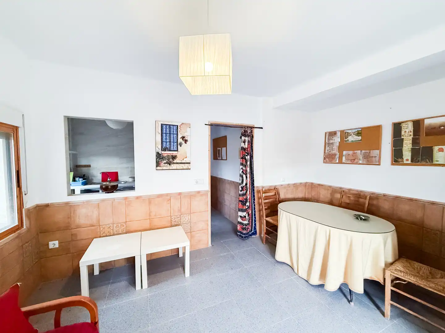 Sala de estar de Finca rústica en venta en Gor con Jardín privado, Terraza y Amueblado