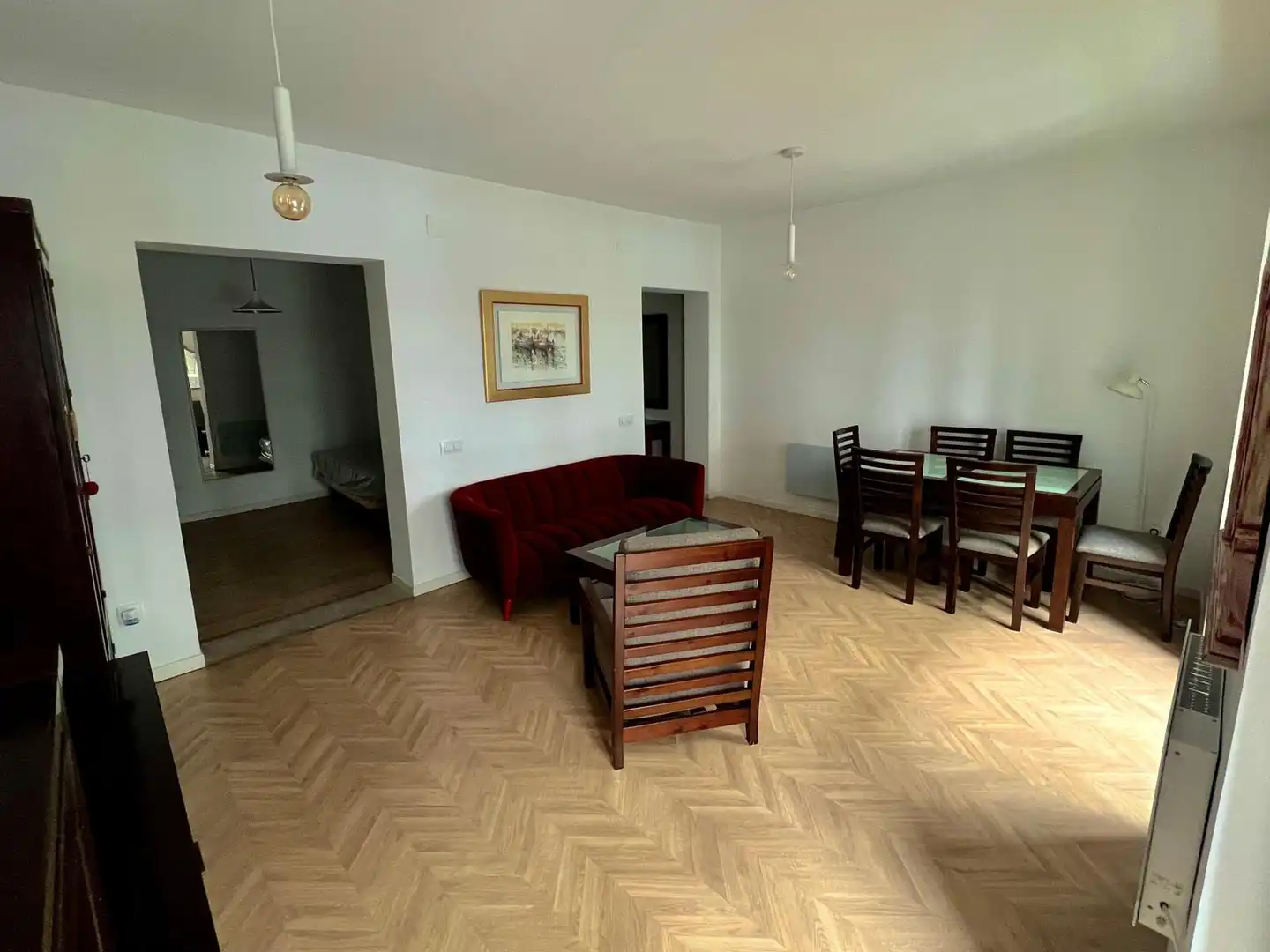 Sala d'estar de Pis de lloguer en Madrid amb Calefacció, Moblat i Forn