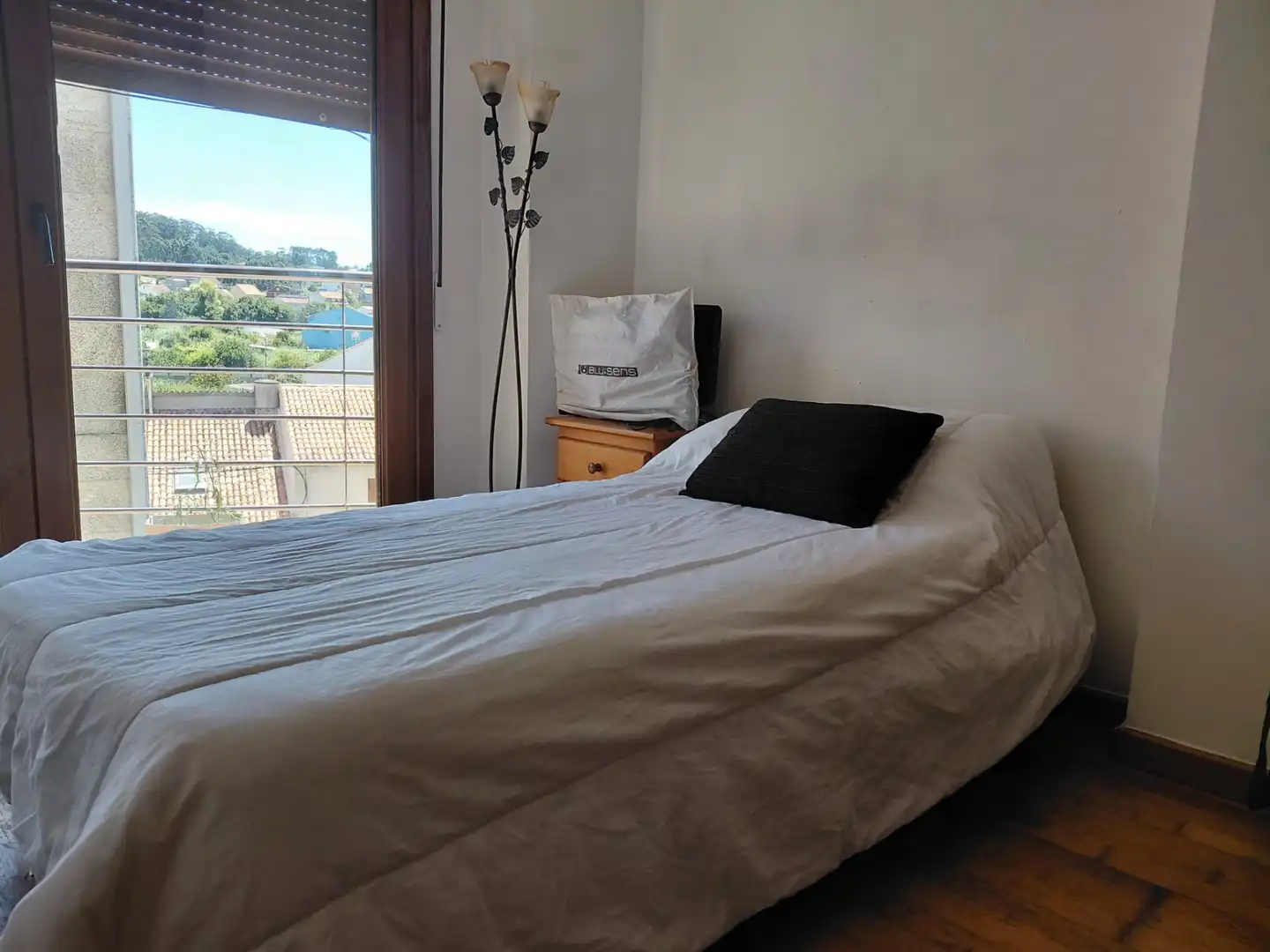 Schlafzimmer von Wohnung zum Verkauf in O Grove   mit Heizung, Parkett und Terrasse