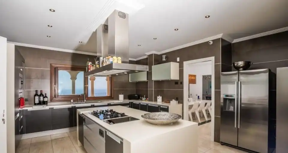 Cuina de Casa o xalet en venda en Jávea / Xàbia amb Aire condicionat, Jardí privat i Terrassa
