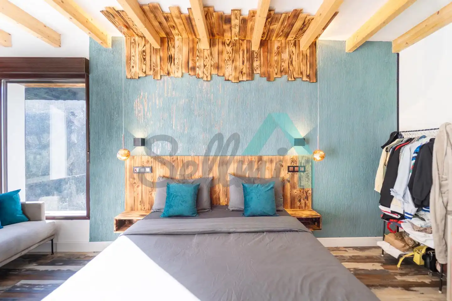 Habitación de Casa o chalet de alquiler en Mieres (Asturias) con Calefacción, Terraza y Amueblado