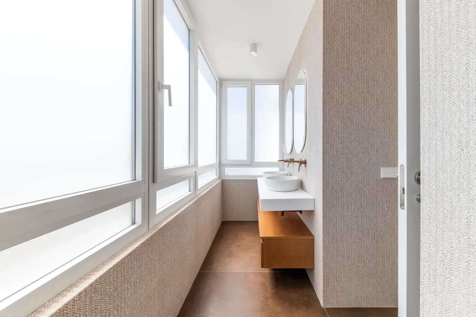 Badezimmer von Dachboden zum Verkauf in Madrid mit Klimaanlage, Heizung und Parkett