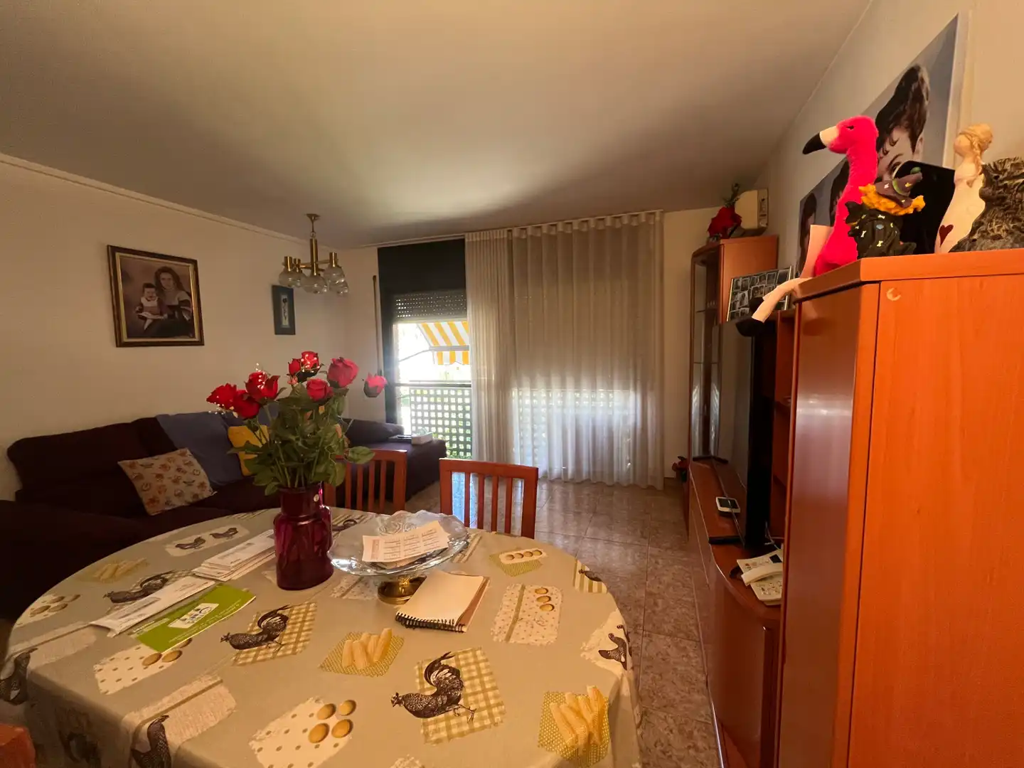 Sala d'estar de Casa o xalet en venda en Mollet del Vallès amb Aire condicionat, Calefacció i Moblat