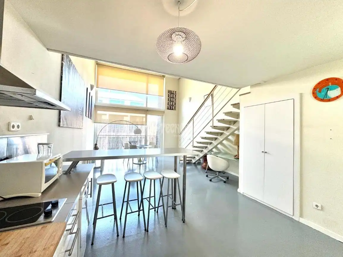 Vista exterior de Loft de lloguer en Madrid amb Aire condicionat, Calefacció i Terrassa