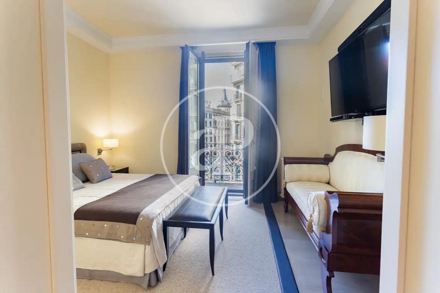 Habitación de Piso de alquiler en Barcelona con Aire acondicionado, Calefacción y Amueblado