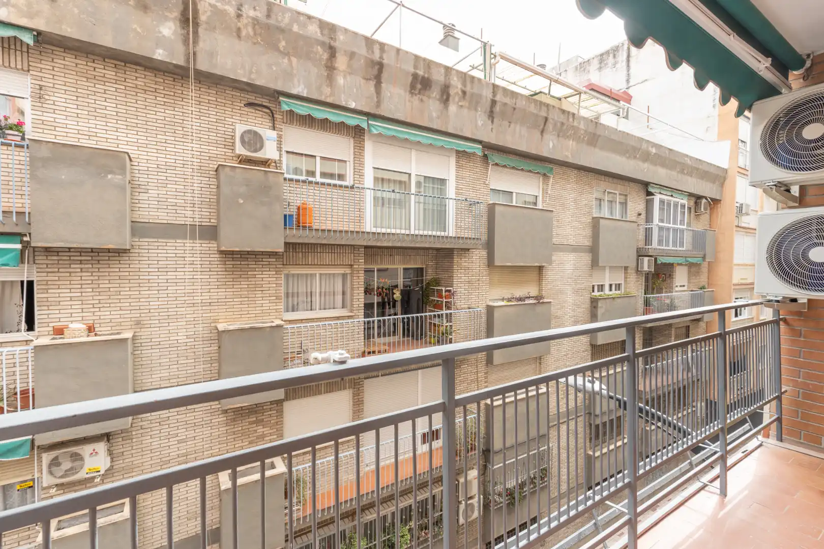 Balcony of Flat for sale in Granada  with Air Conditioner, Heating and Parquet flooring
