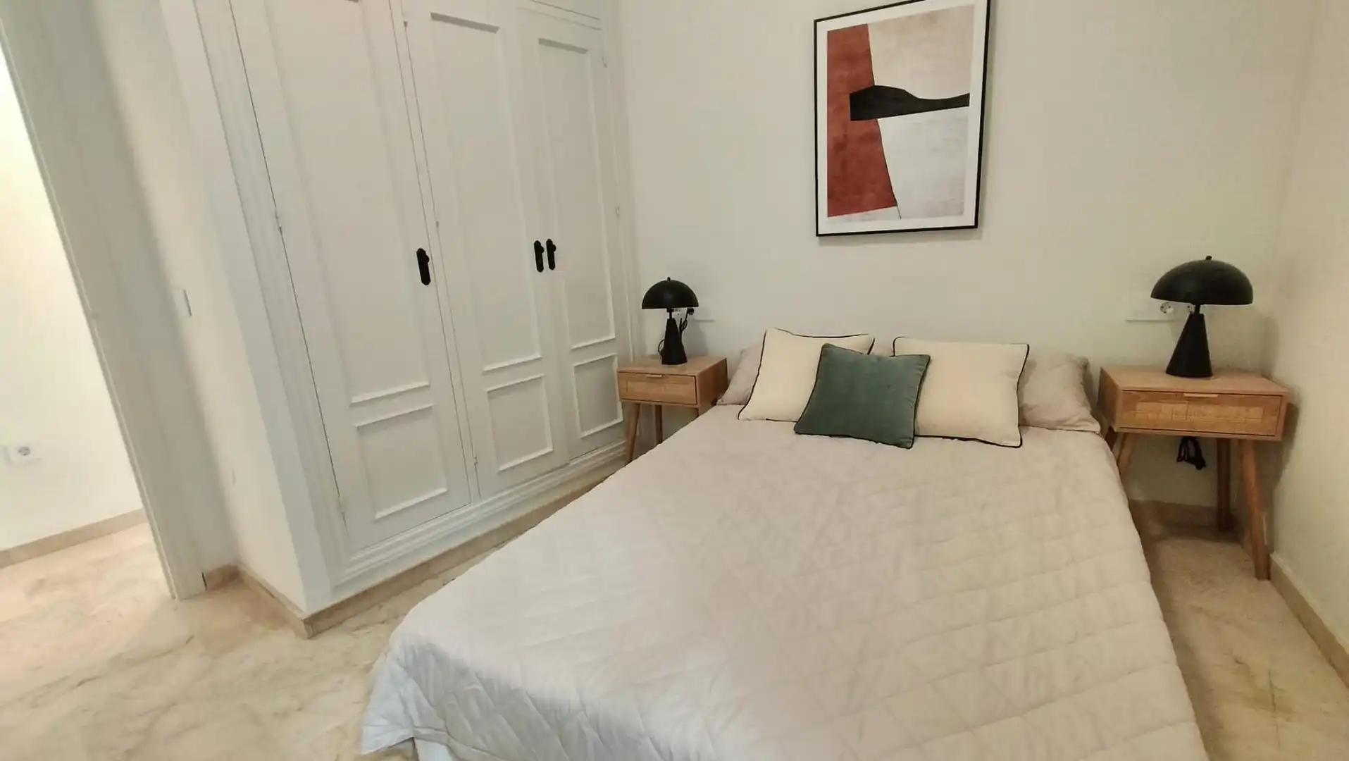 Bedroom of Flat for sale in Málaga  with Terrace and Balcony
