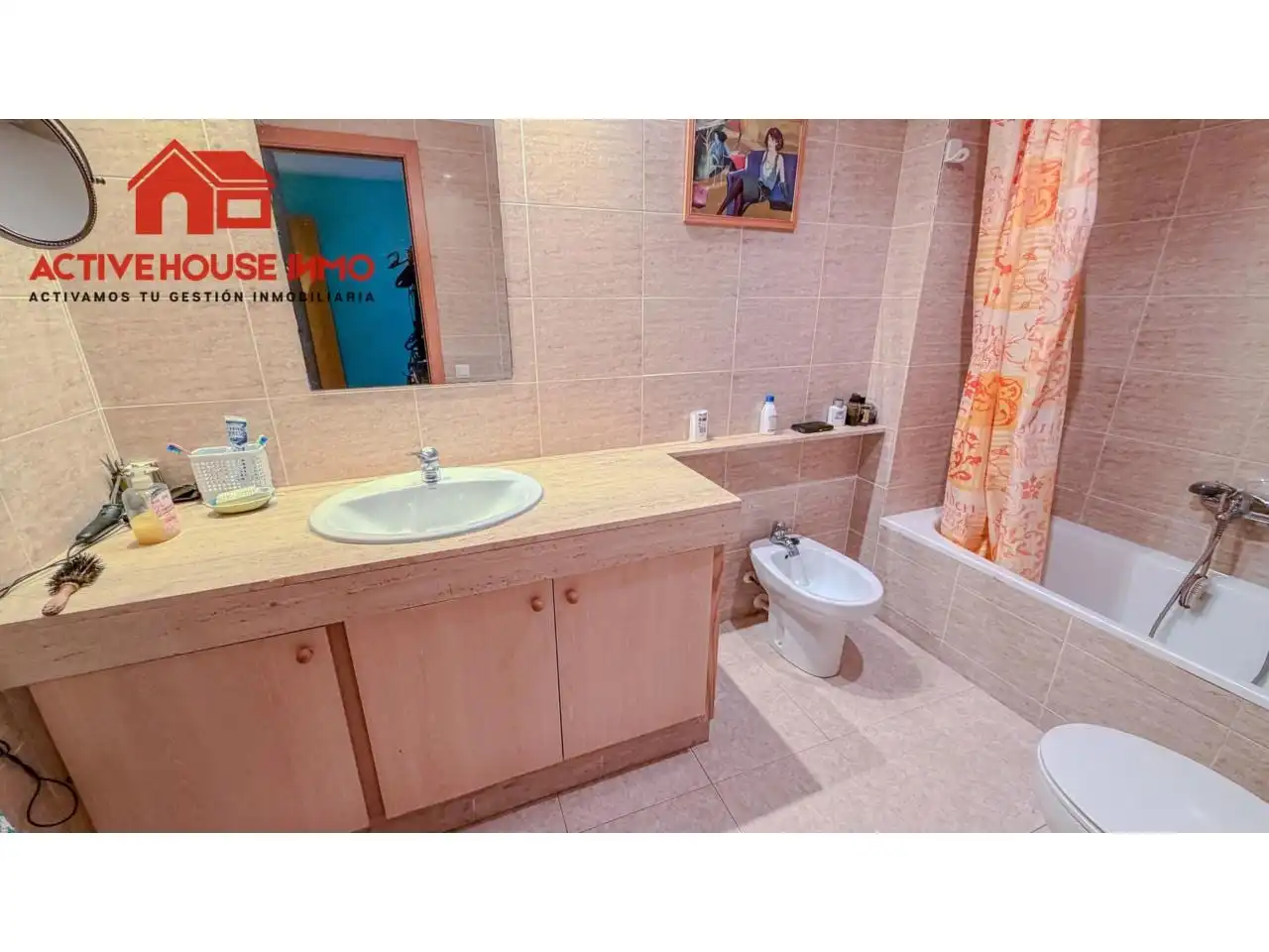 Badezimmer von Wohnung zum Verkauf in La Ràpita mit Klimaanlage, Terrasse und Möbliert