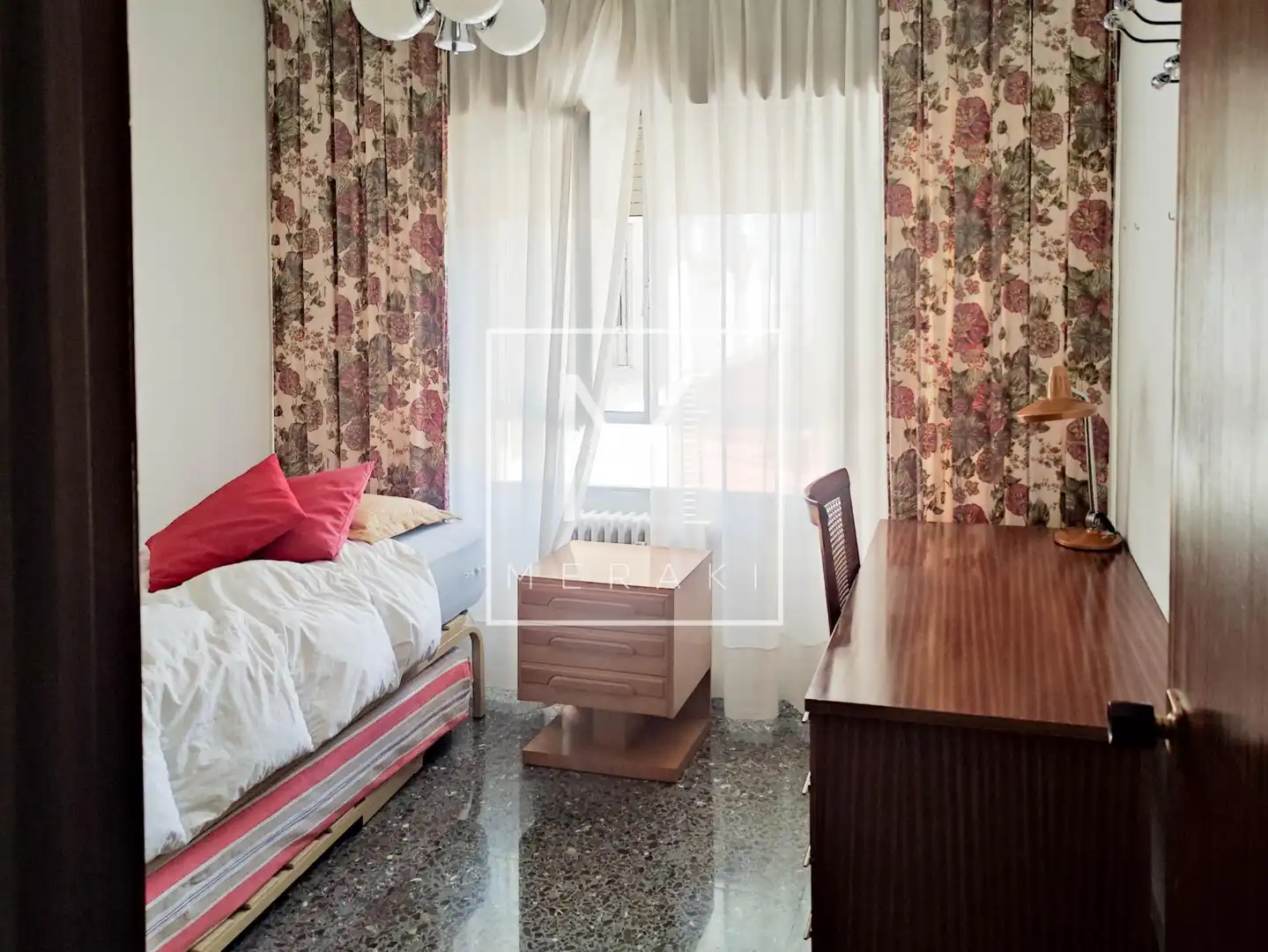 Schlafzimmer von Wohnung zur Miete in Albacete mit Klimaanlage, Heizung und Terrasse