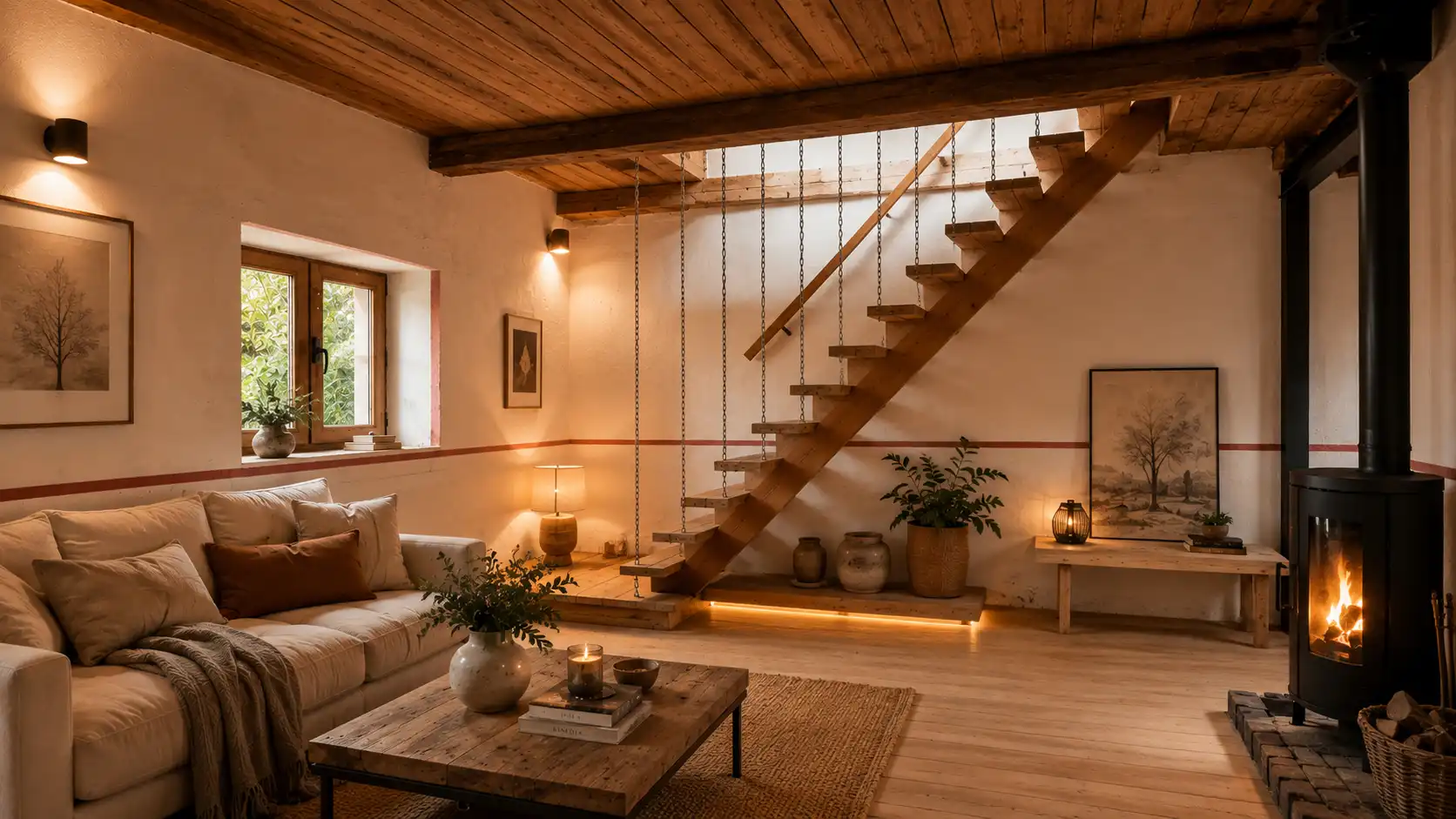 Sala d'estar de Finca rústica en venda en Castrillo de Riopisuerga amb Jardí privat i Traster