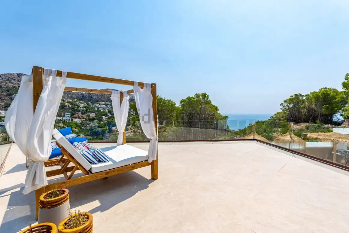 Terraza de Casa o chalet en venta en Altea con Aire acondicionado, Calefacción y Jardín privado