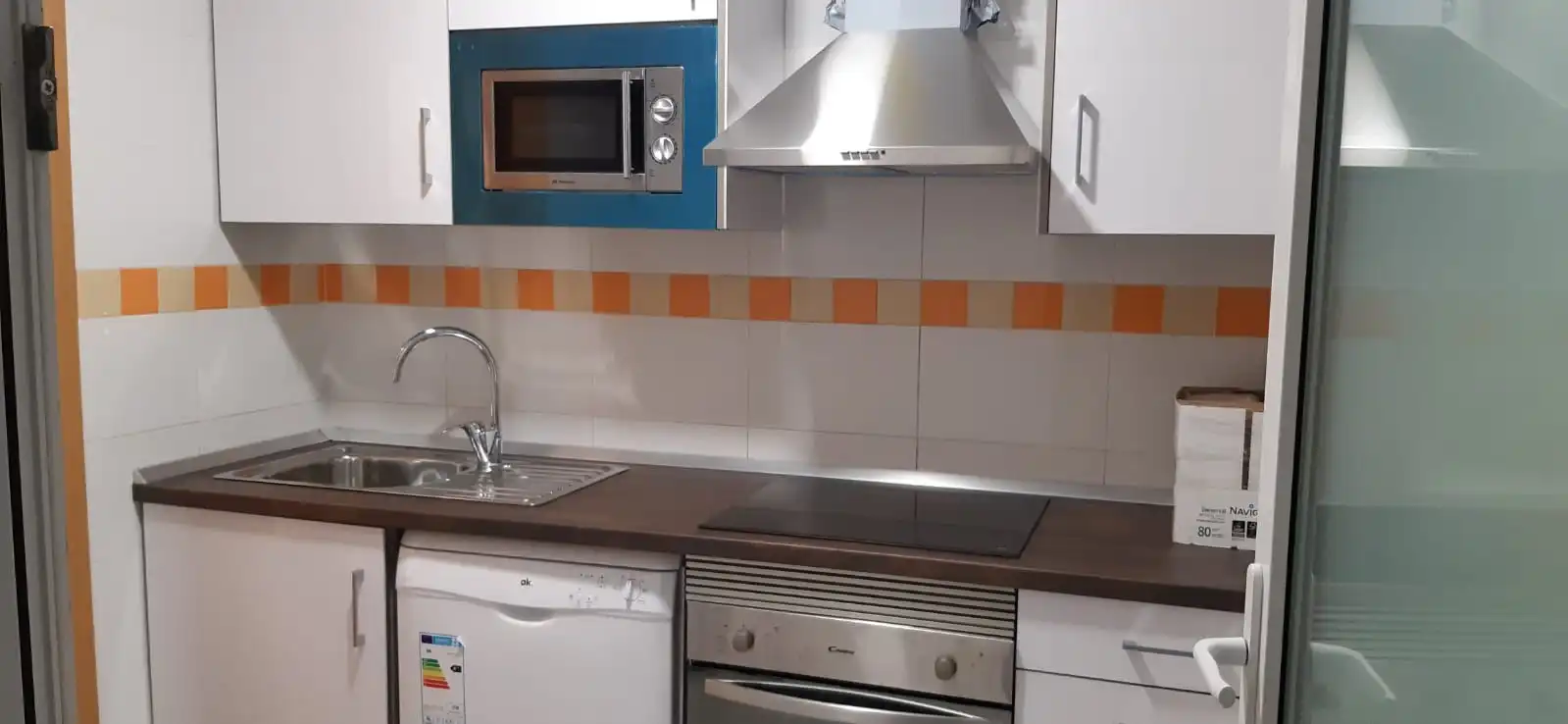 Kitchen of Flat for sale in Alcázar de San Juan  with Heating, Storage room and Furnished