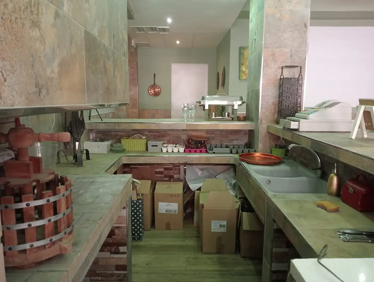 Cocina de Local en traspaso en Vila-real con Amueblado