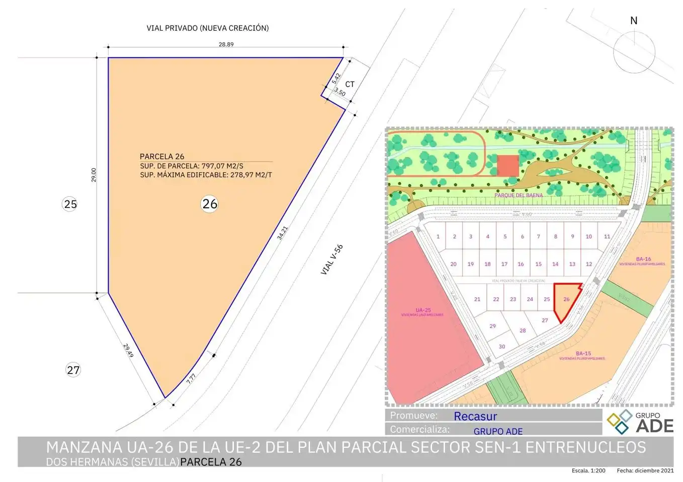 Residencial en venta en Dos Hermanas