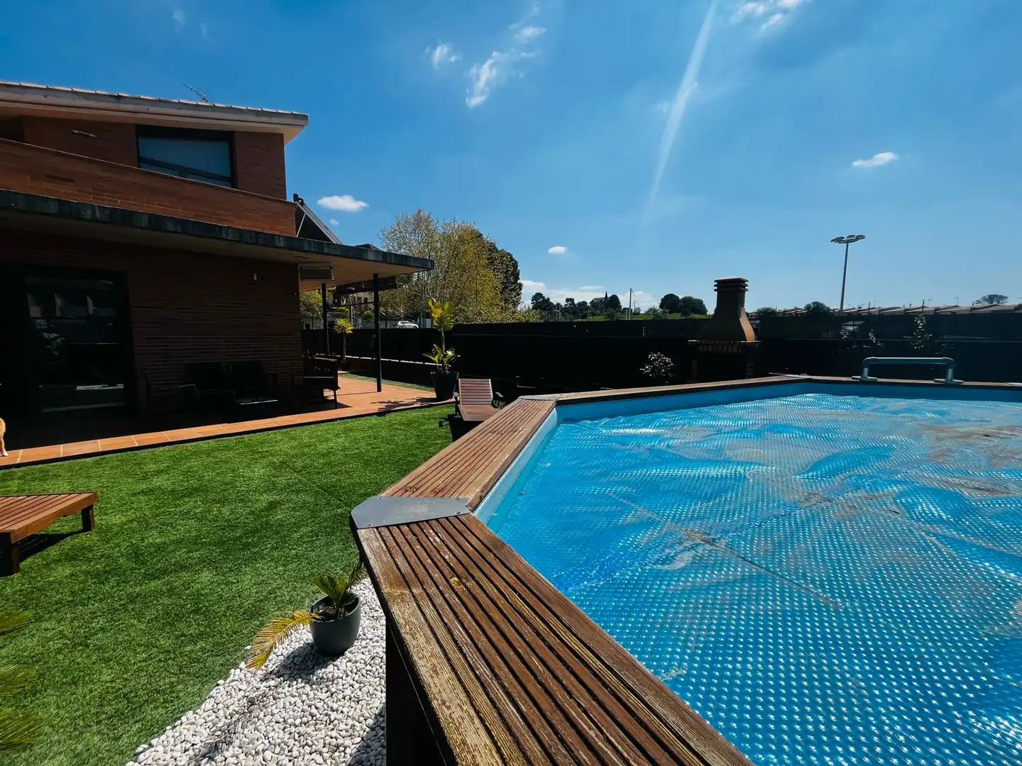 Piscina de Casa o xalet en venda en Piera amb Aire condicionat, Calefacció i Jardí privat