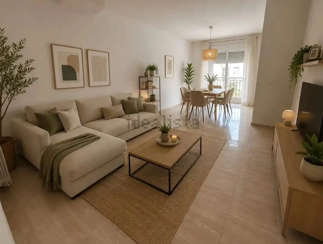 Wohnzimmer von Wohnung zum Verkauf in Miguelturra mit Heizung, Terrasse und Balkon