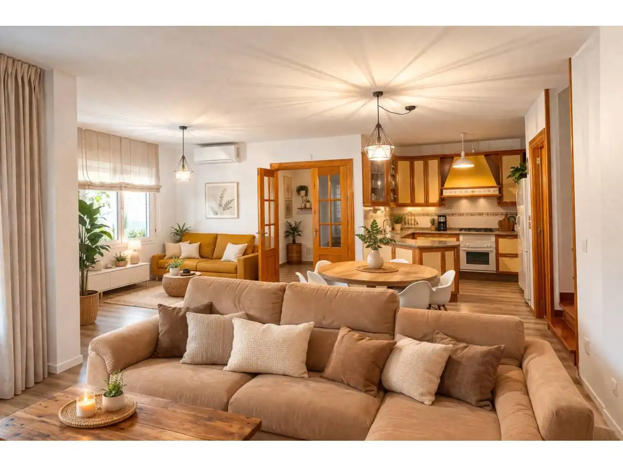 Living room of Detached homes for sale in El Ejido  with Air Conditioner, Heating and Private garden